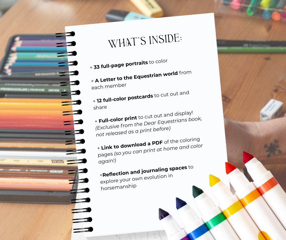 Dear Equestrians - Collective Coloring Book