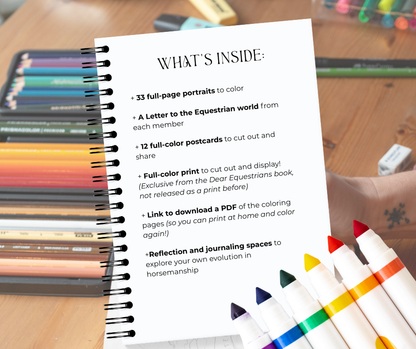 Dear Equestrians - Collective Coloring Book