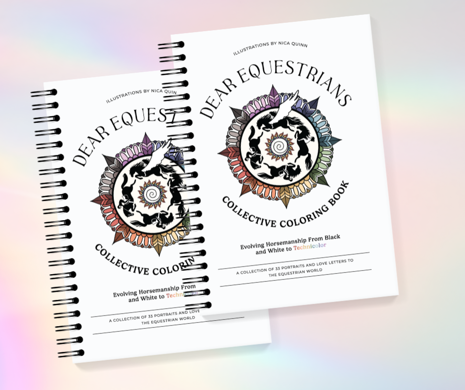 Dear Equestrians - Collective Coloring Book