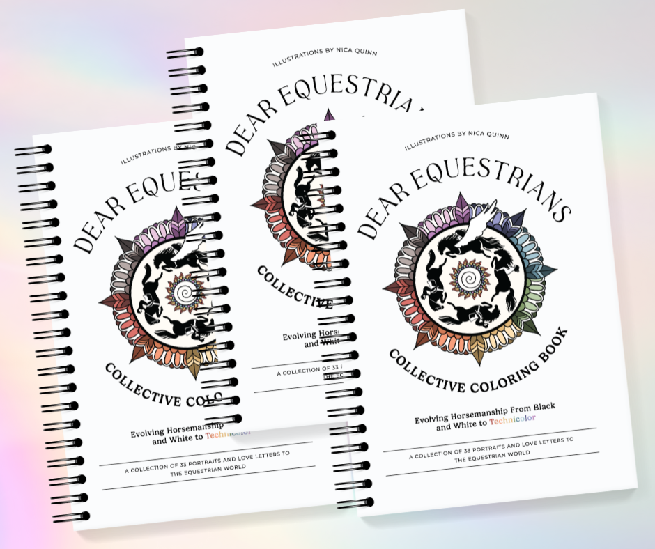 Dear Equestrians - Collective Coloring Book