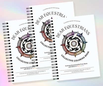 Dear Equestrians - Collective Coloring Book