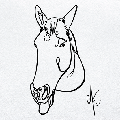 Continuous Line Style Artwork