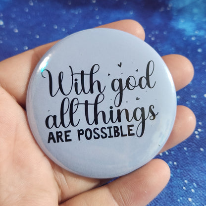 Faith Themed Magnets 58mm